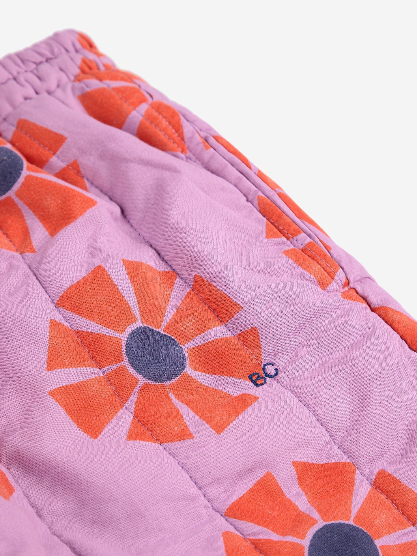 Kaleidoscope all over quilted pants