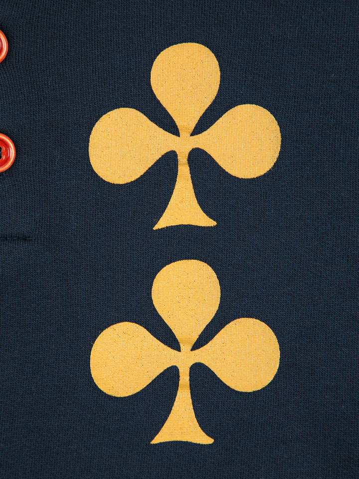 Clover polo sweatshirt dress