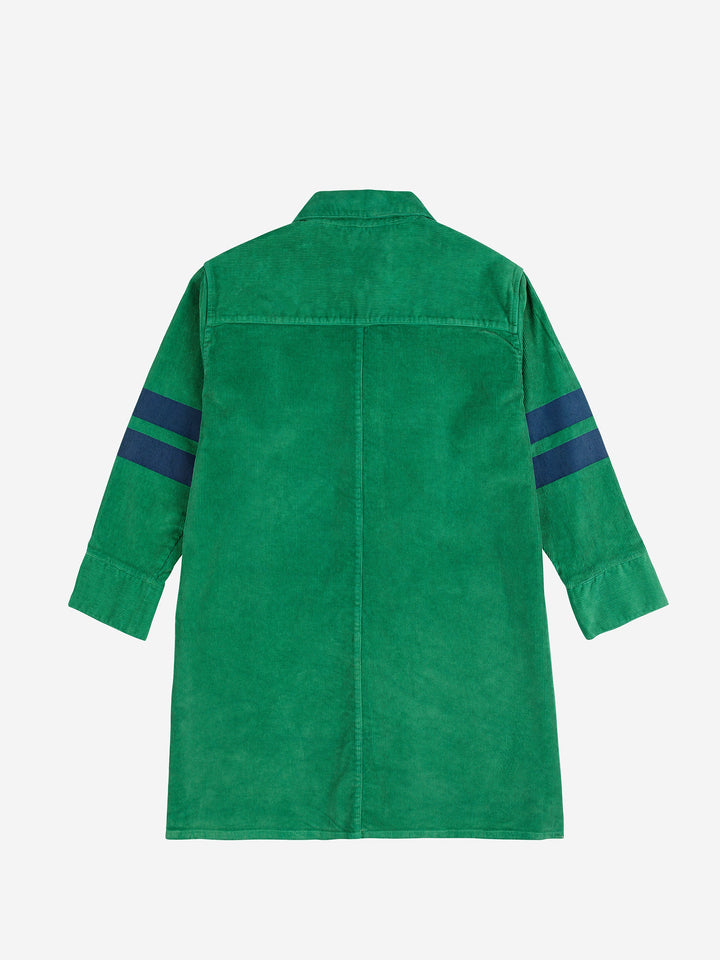 Tic Tac Toe corduroy shirt dress