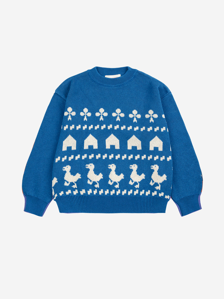 Farm jacquard knit