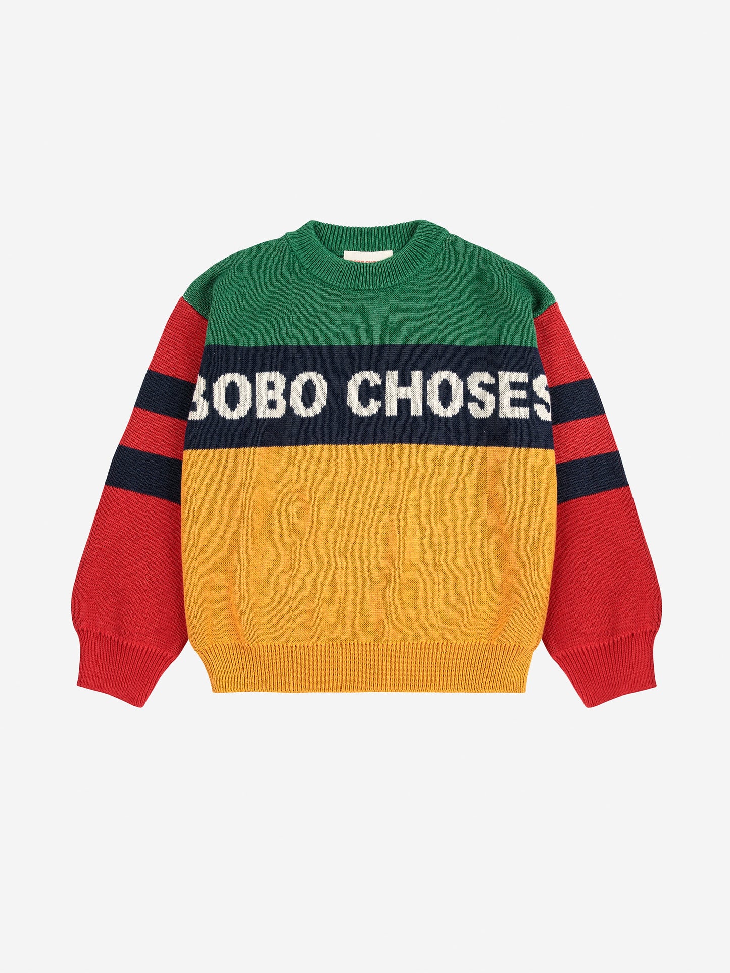 Bobo Choses color block jumper