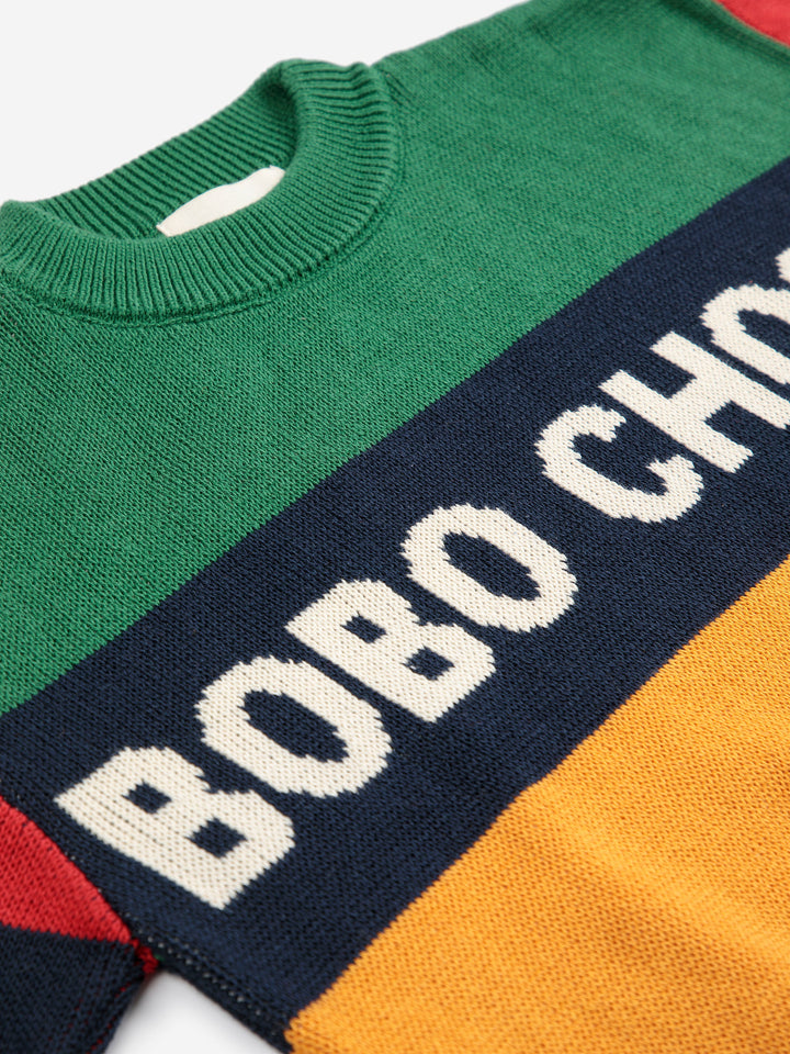 Bobo Choses color block knit