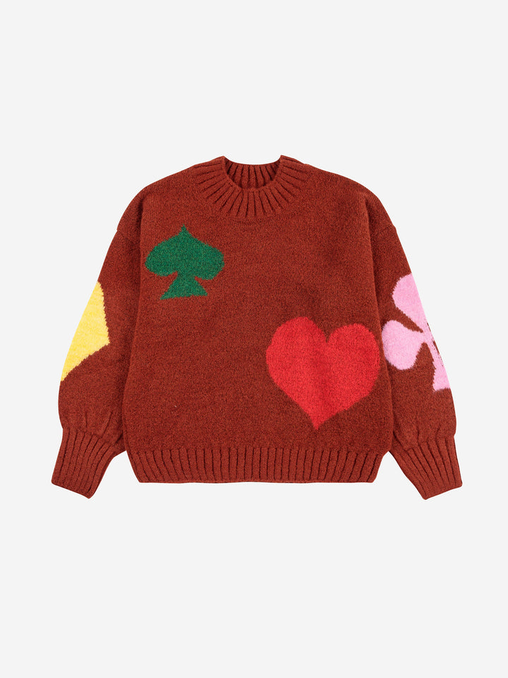 Bobo Joker jacquard turtle neck knit