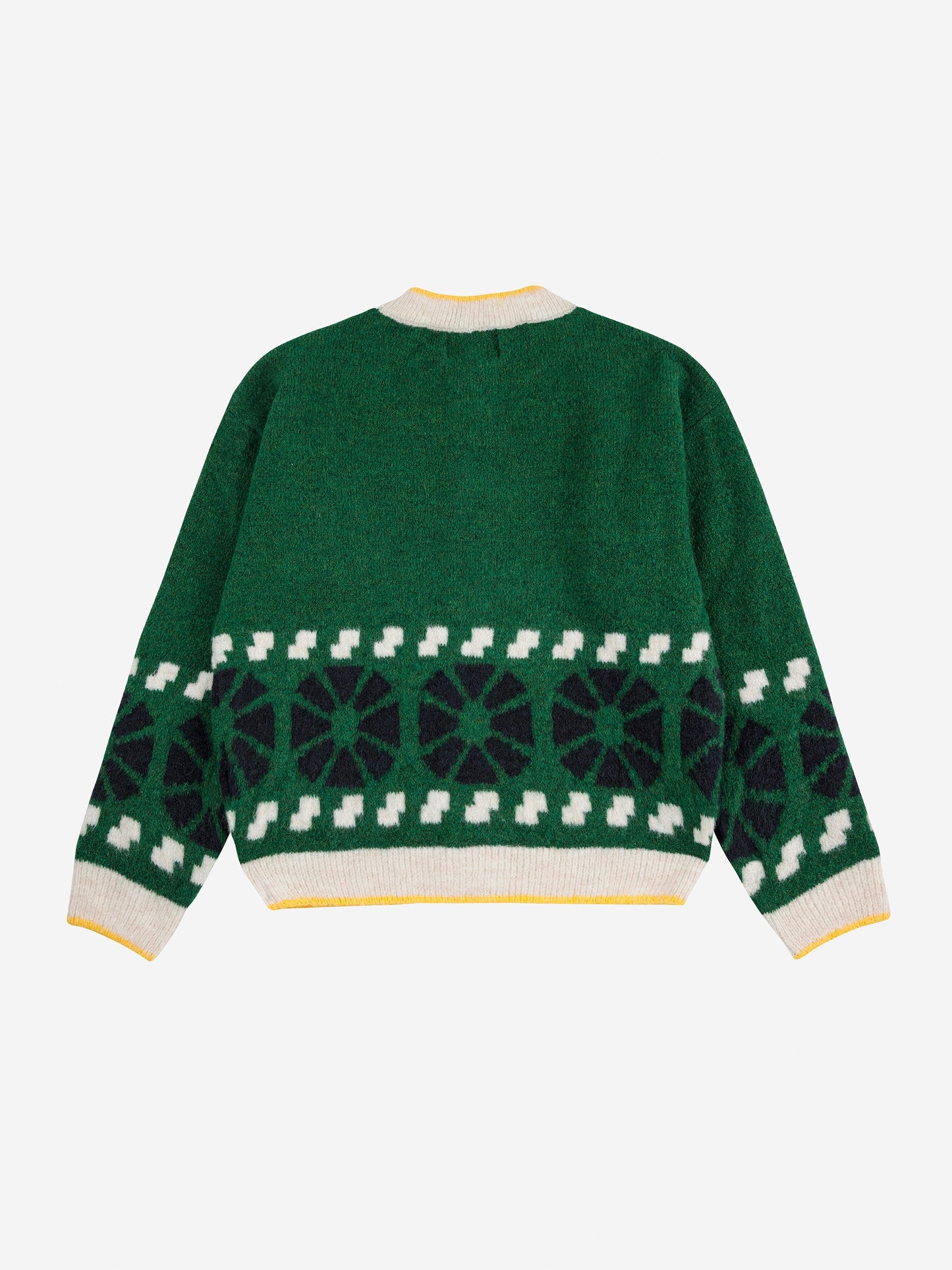 Kaleidoscope jacquard cardigan