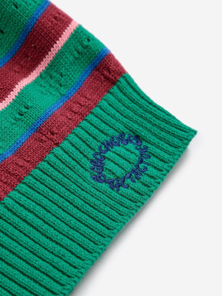 Tic Tac Toe striped cardigan