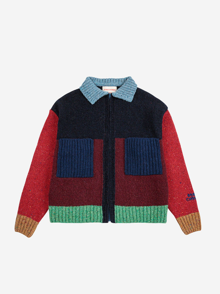 Bobo Choses Color Block cardigan