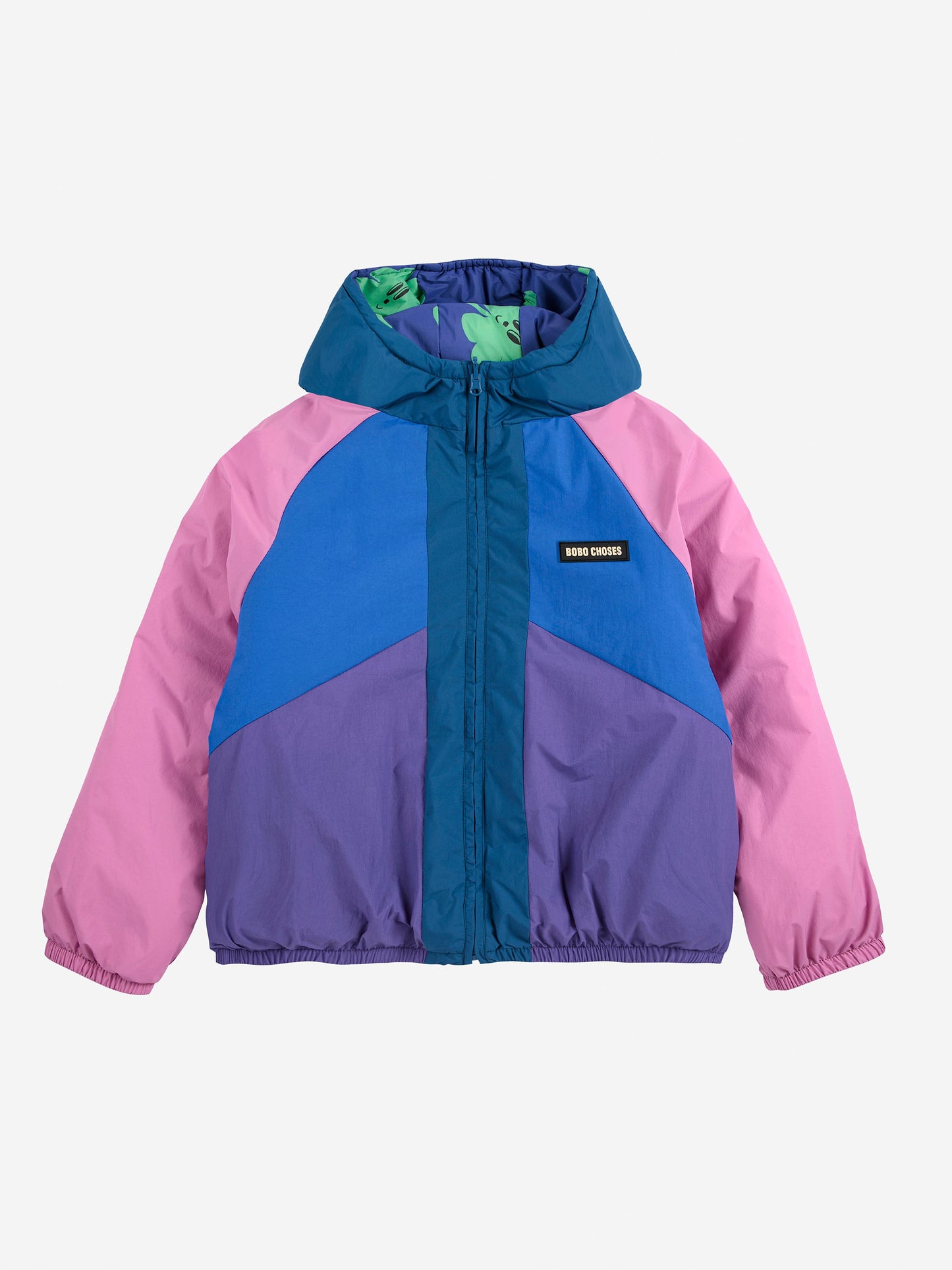 Lucky Clover all over reversible anorak