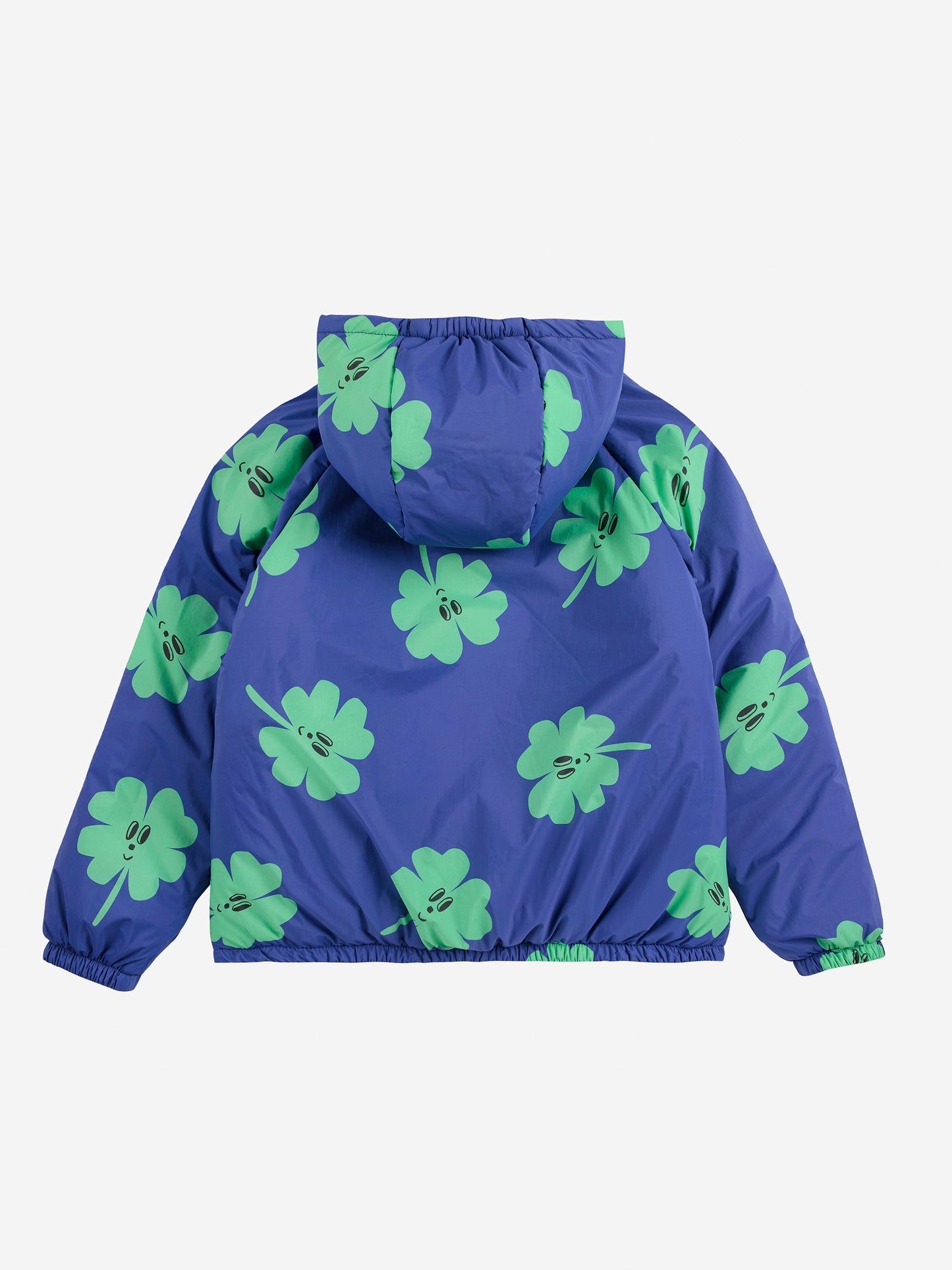 Lucky Clover all over reversible anorak