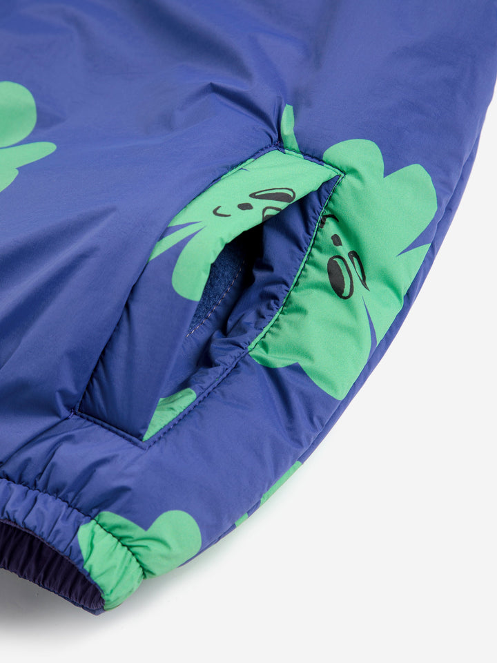 Lucky Clover all over reversible anorak