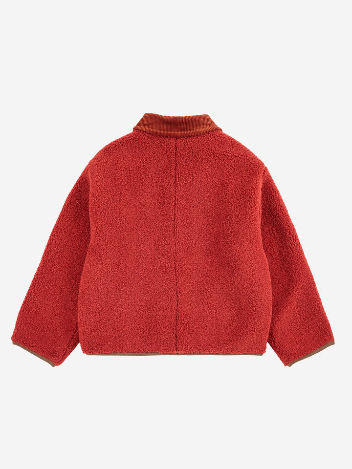 Multicolor Tiles reversible sheepskin jacket