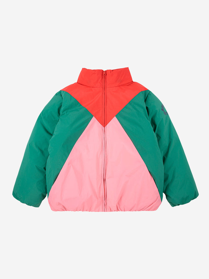 Tic Tac Toe color block anorak