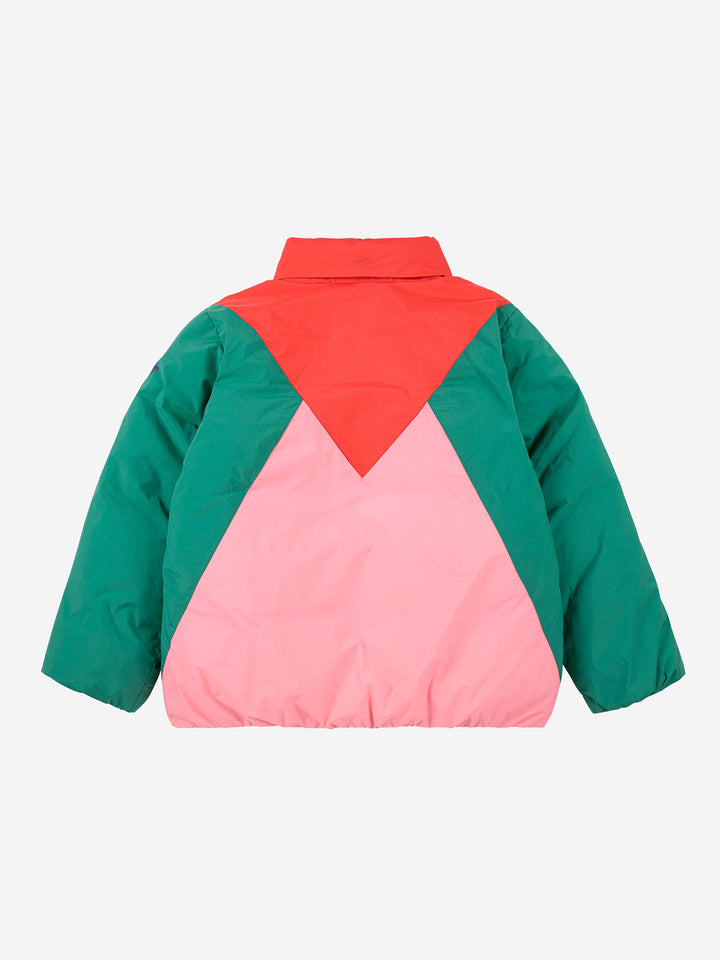 Tic Tac Toe color block anorak