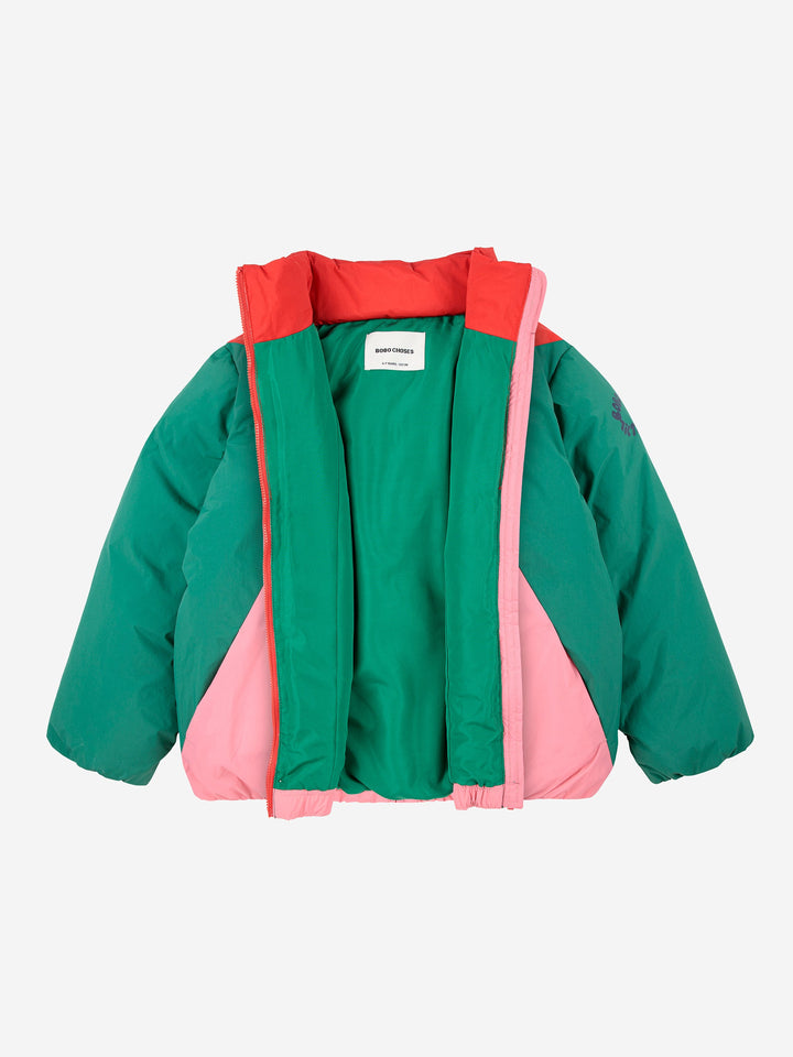 Tic Tac Toe color block anorak