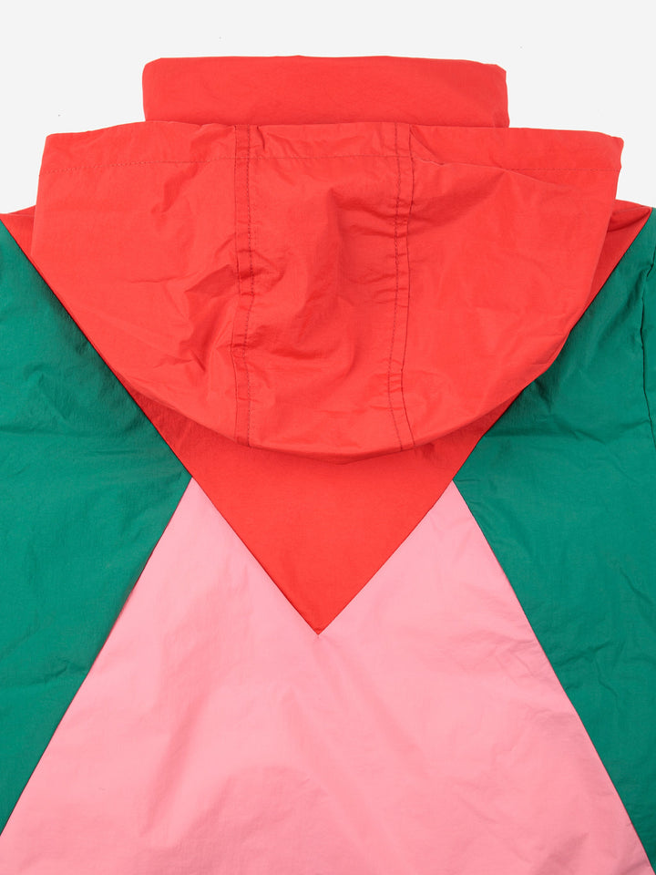 Tic Tac Toe color block anorak