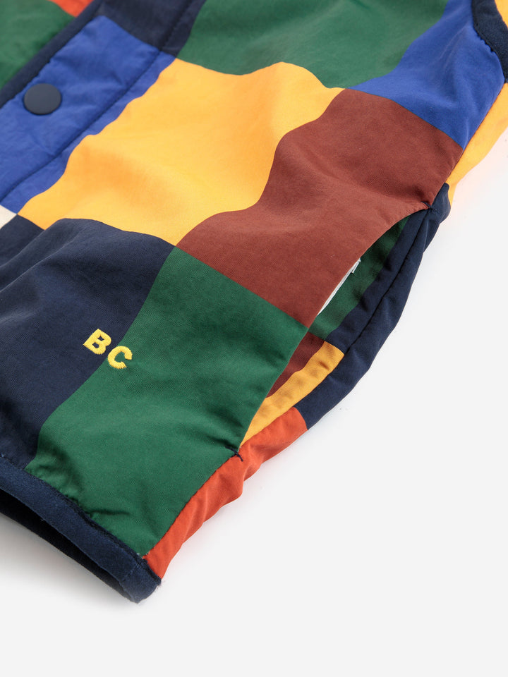 Multicolor Tiles reversible vest