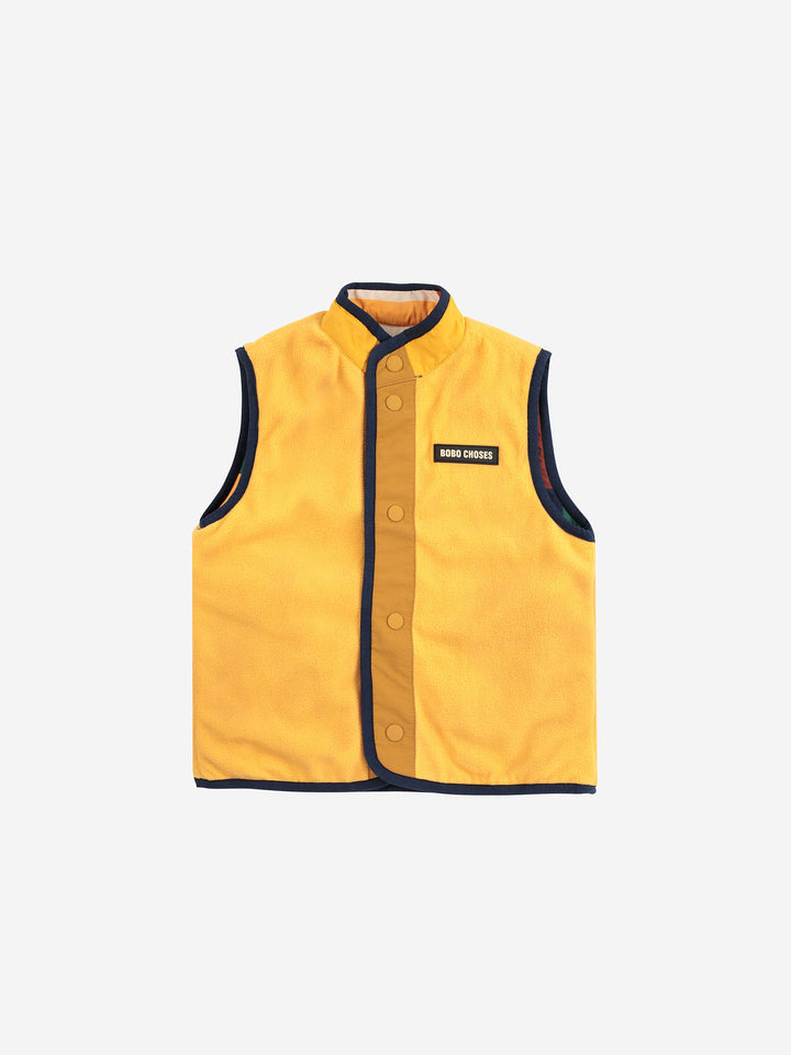 Multicolor Tiles reversible vest