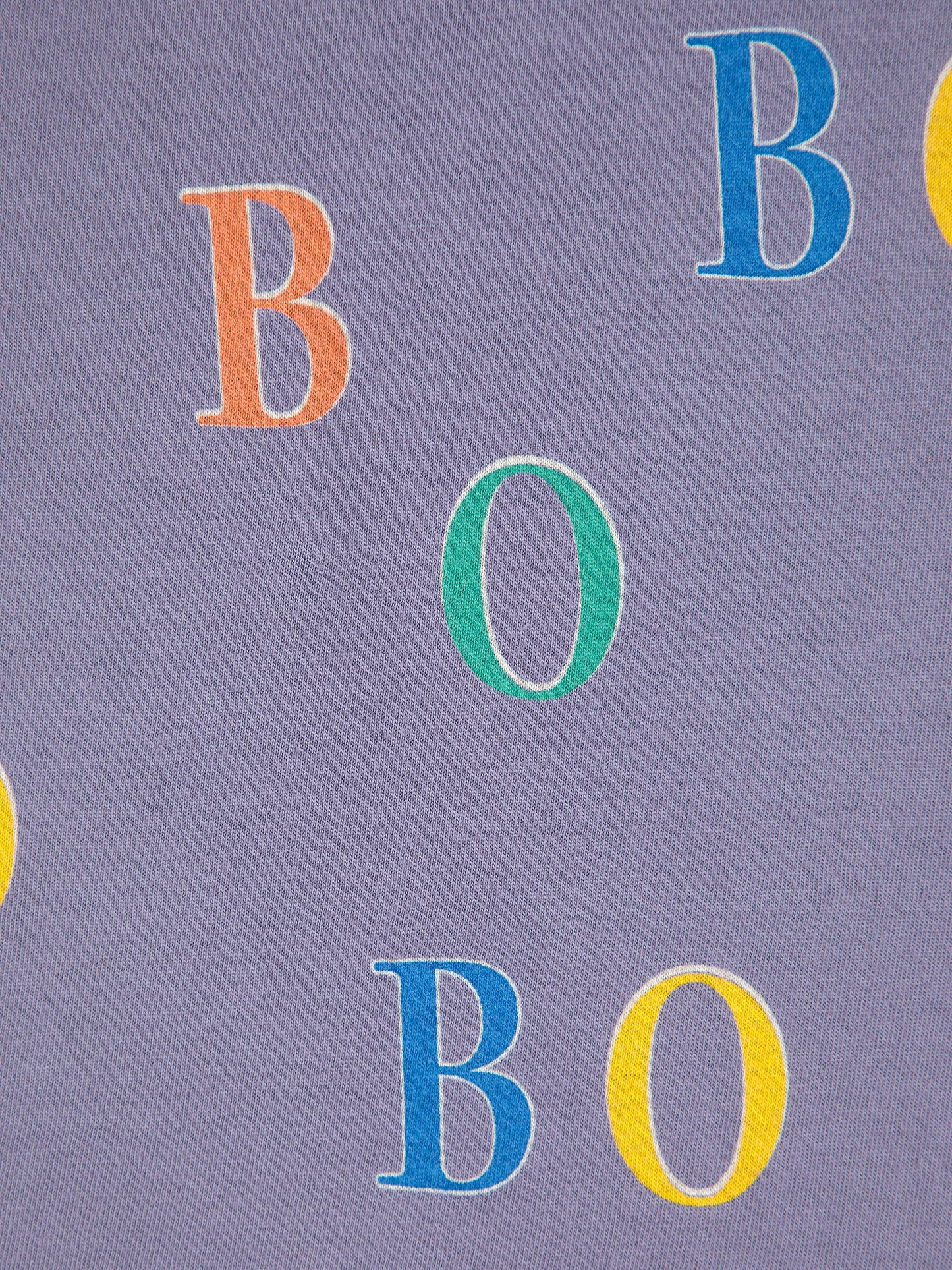 Multicolor Bobo all over ranglan T-shirt