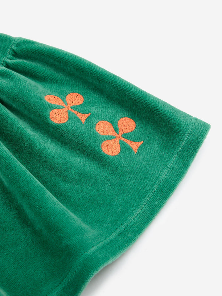 Clover velvet skirt