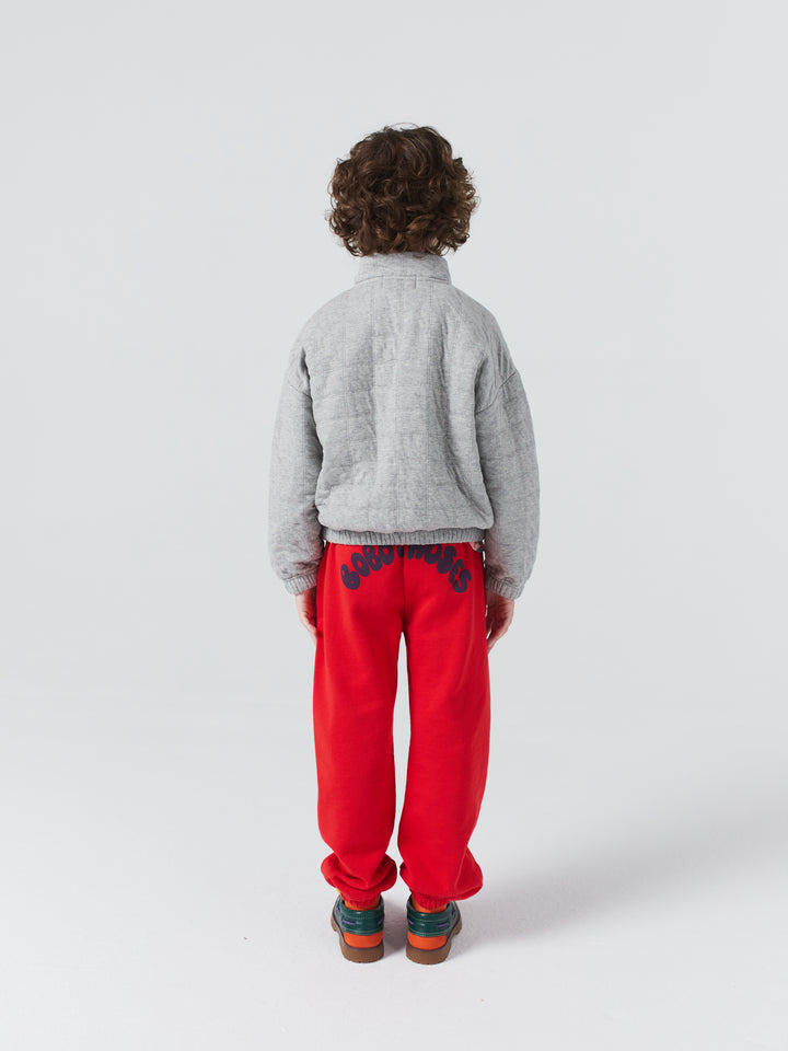 Tic Tac Toe quilted sweat blouson