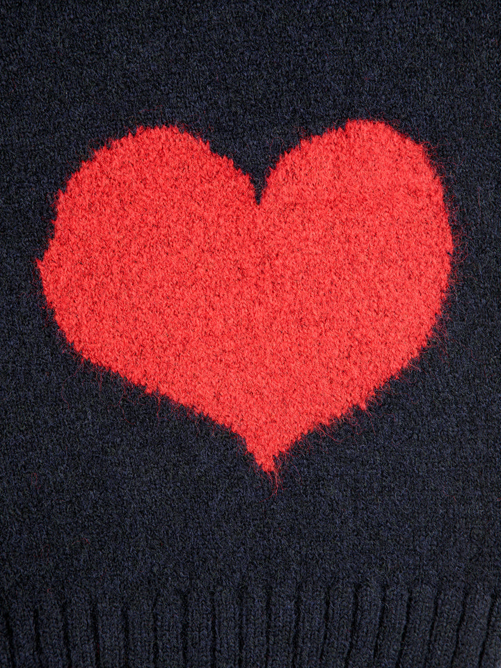 Bobo Joker jacquard turtle neck knit