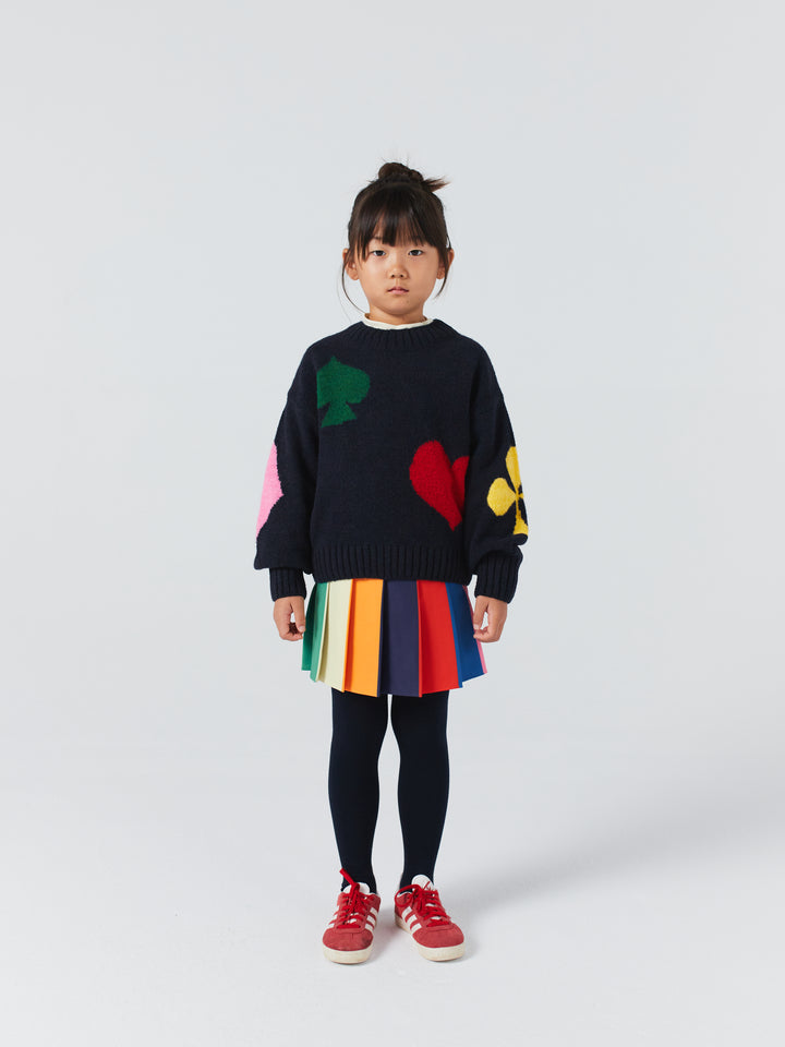 Bobo Joker jacquard turtle neck knit