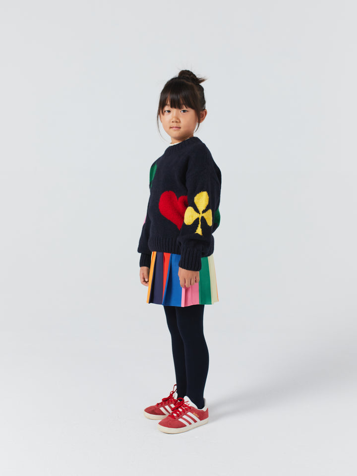 Bobo Joker jacquard turtle neck knit