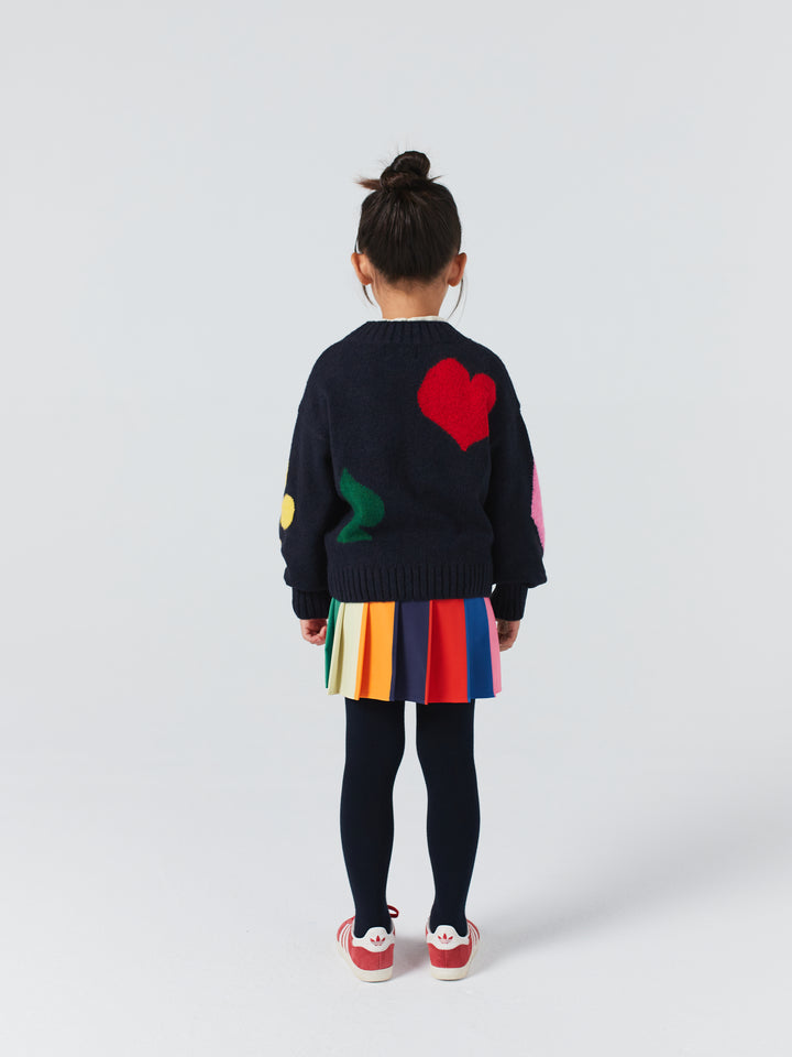 Bobo Joker jacquard turtle neck knit