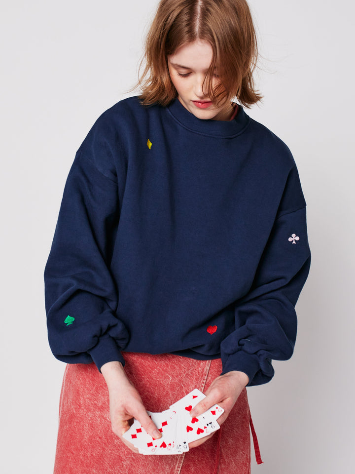 Navy sweatshirt