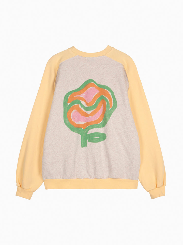 Carnation flower sweatshirt