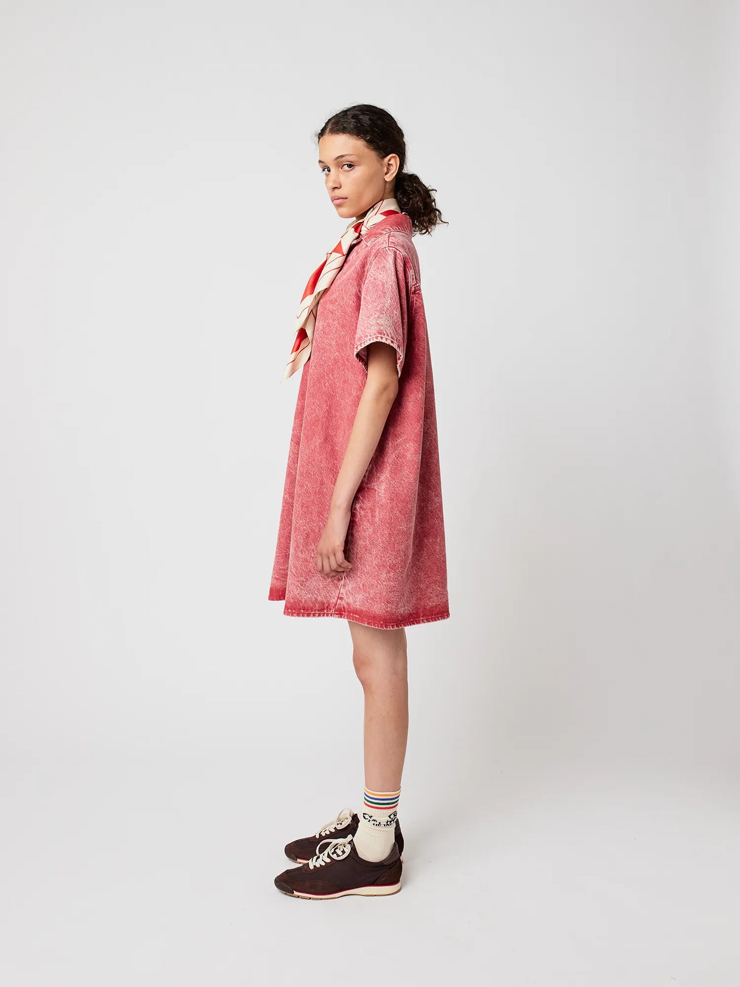 Short polo cotton dress