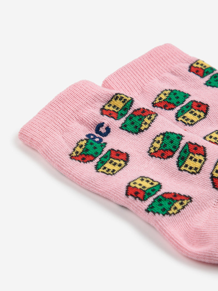 Dices all over short socks