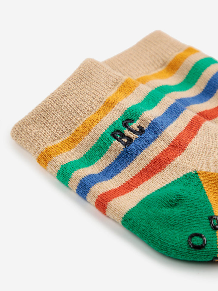 Stripes anti-slip socks