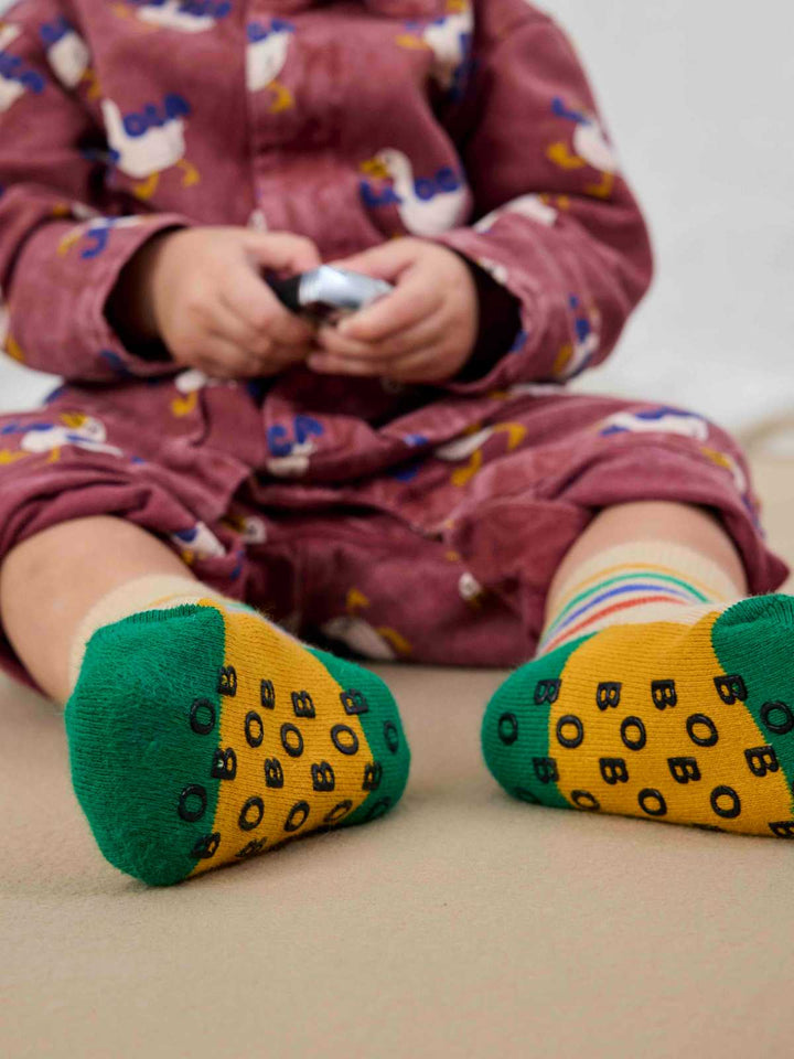 Stripes anti-slip socks