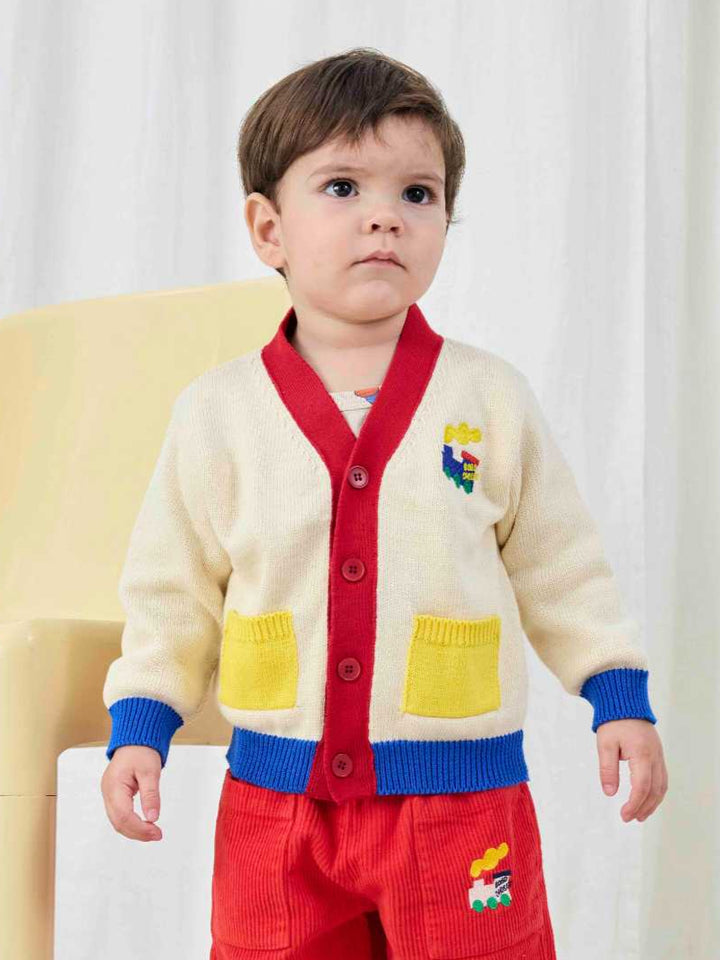 Bobo Choo Choo color block cardigan
