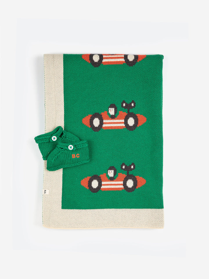 Race Car knitted gift set