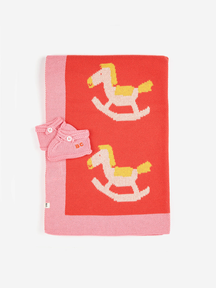 Rocking Horse knitted gift set