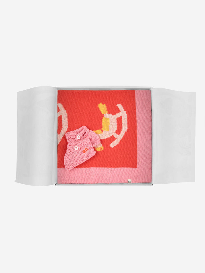 Rocking Horse knitted gift set