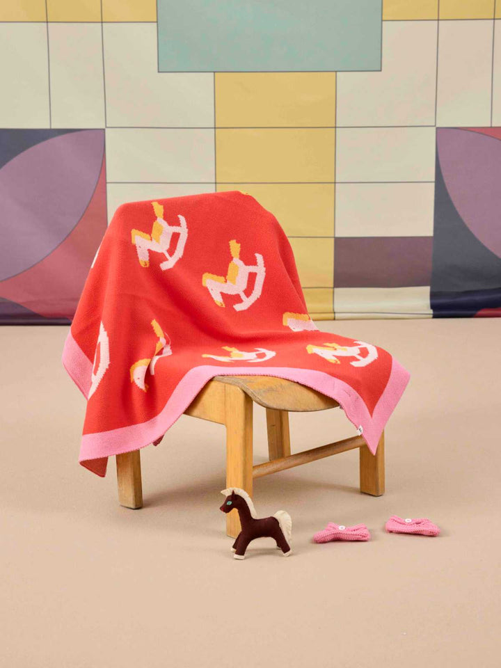 Rocking Horse knitted gift set