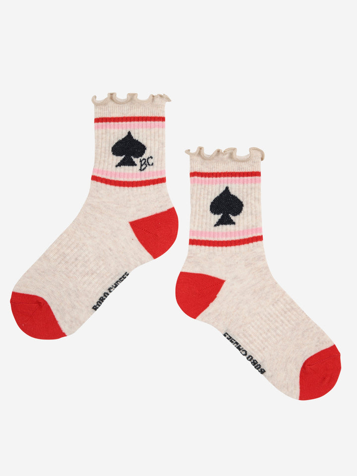 BC Spades short socks