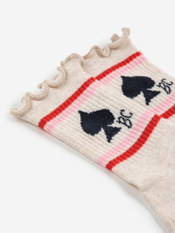 BC Spades short socks