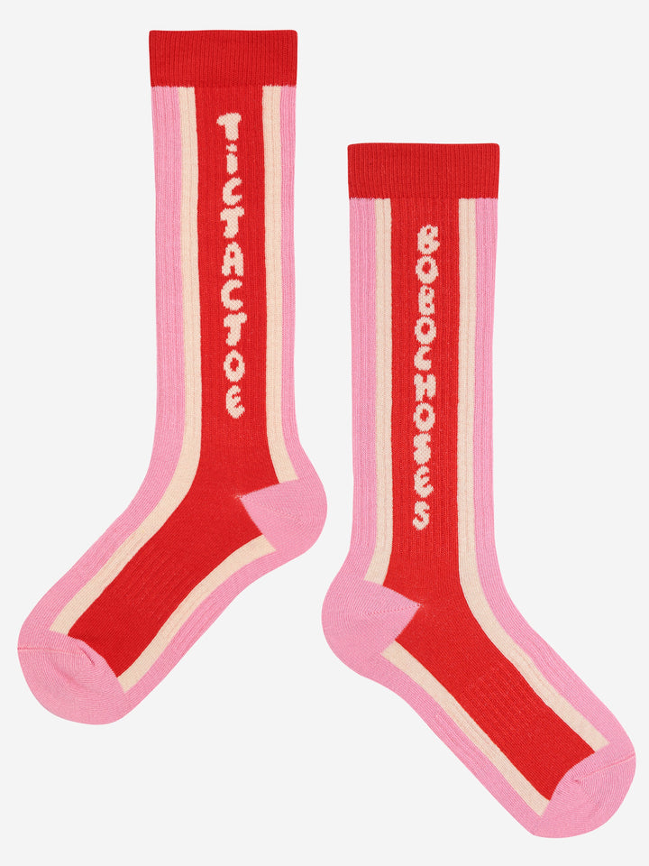 Tic Tac Toe extra long socks