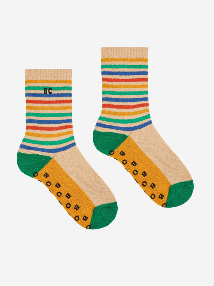 Stripes anti-slip socks