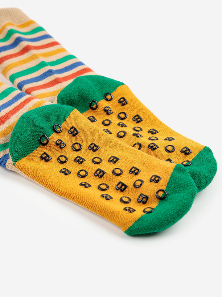 Stripes anti-slip socks