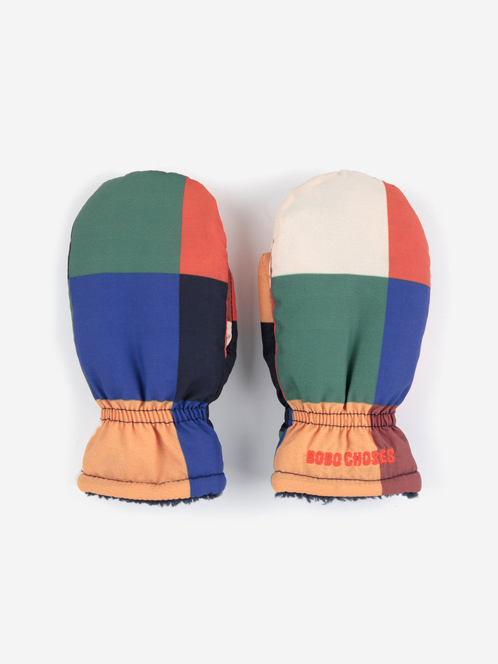 Multicolor Tiles mittens