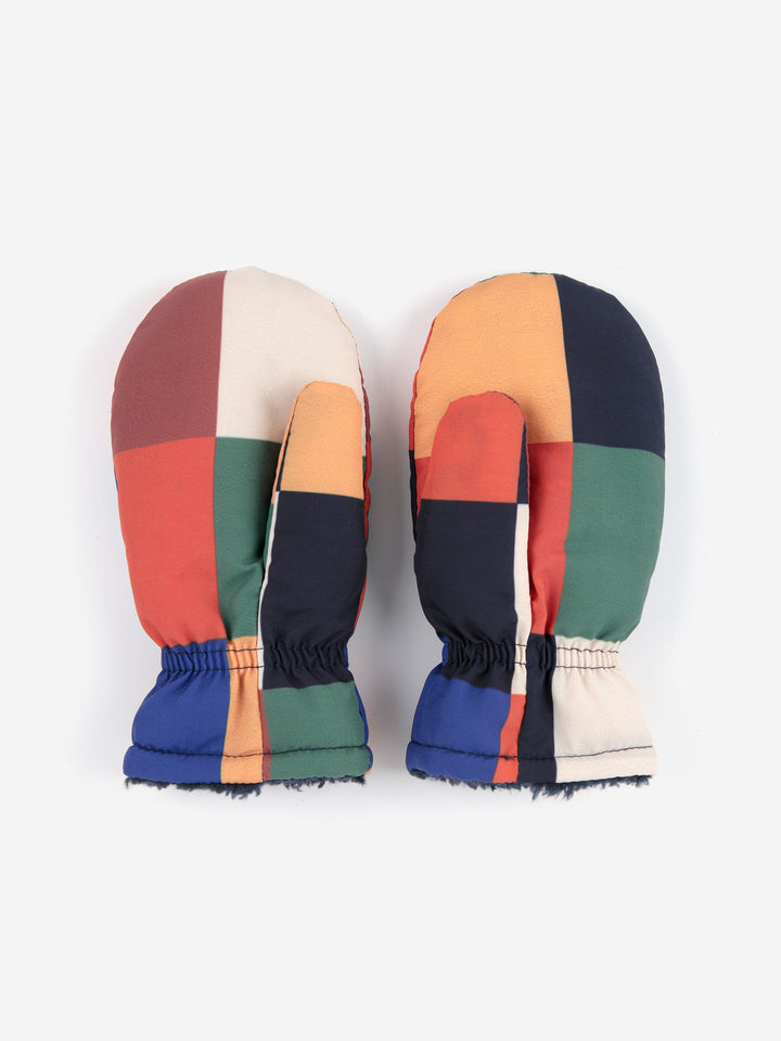 Multicolor Tiles mittens