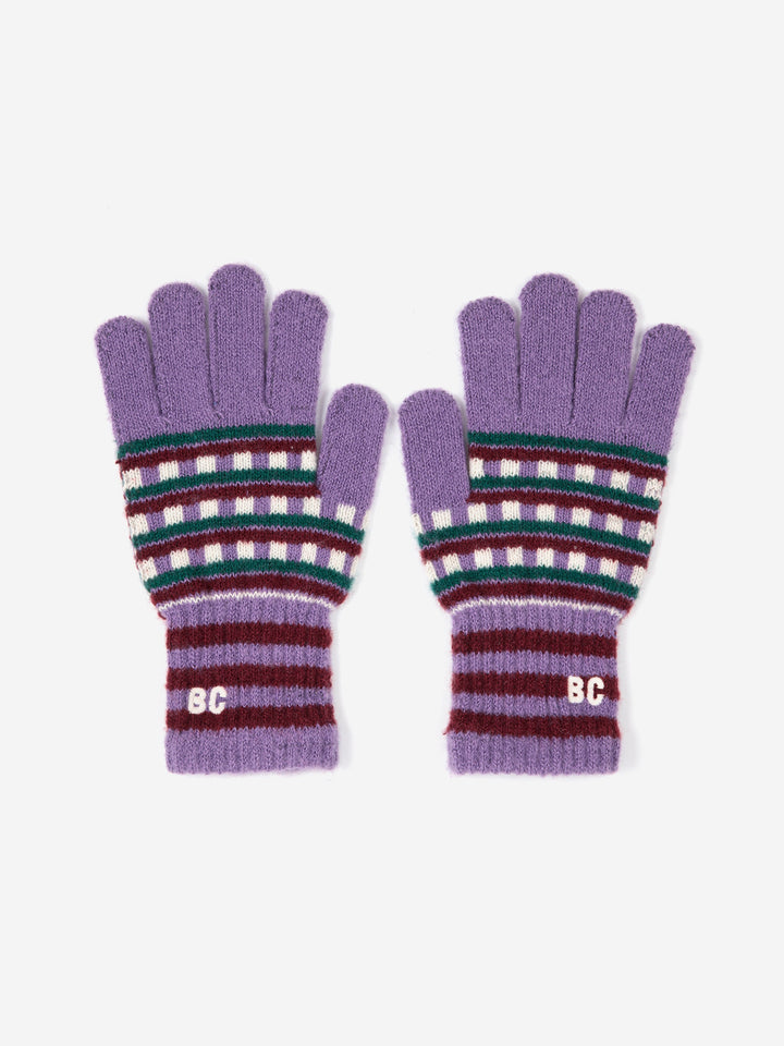 Bobo Choses jacquard long gloves