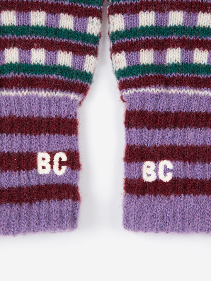 Bobo Choses jacquard long gloves