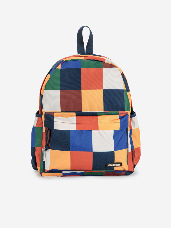 Multicolor Tiles school bag