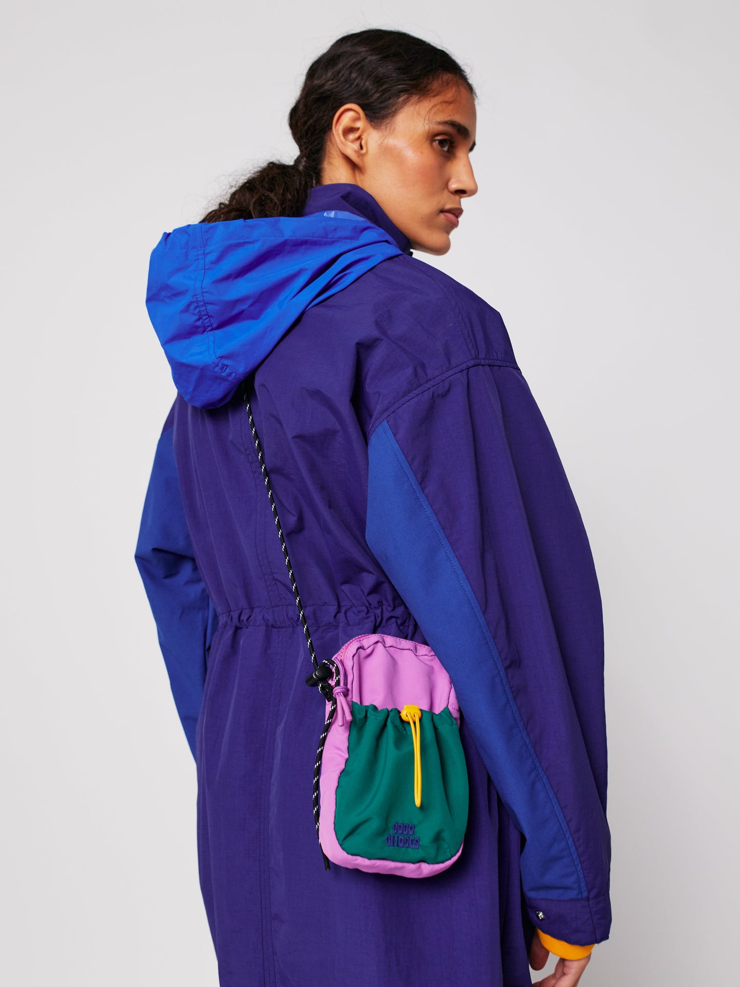 Color block technical mini bag