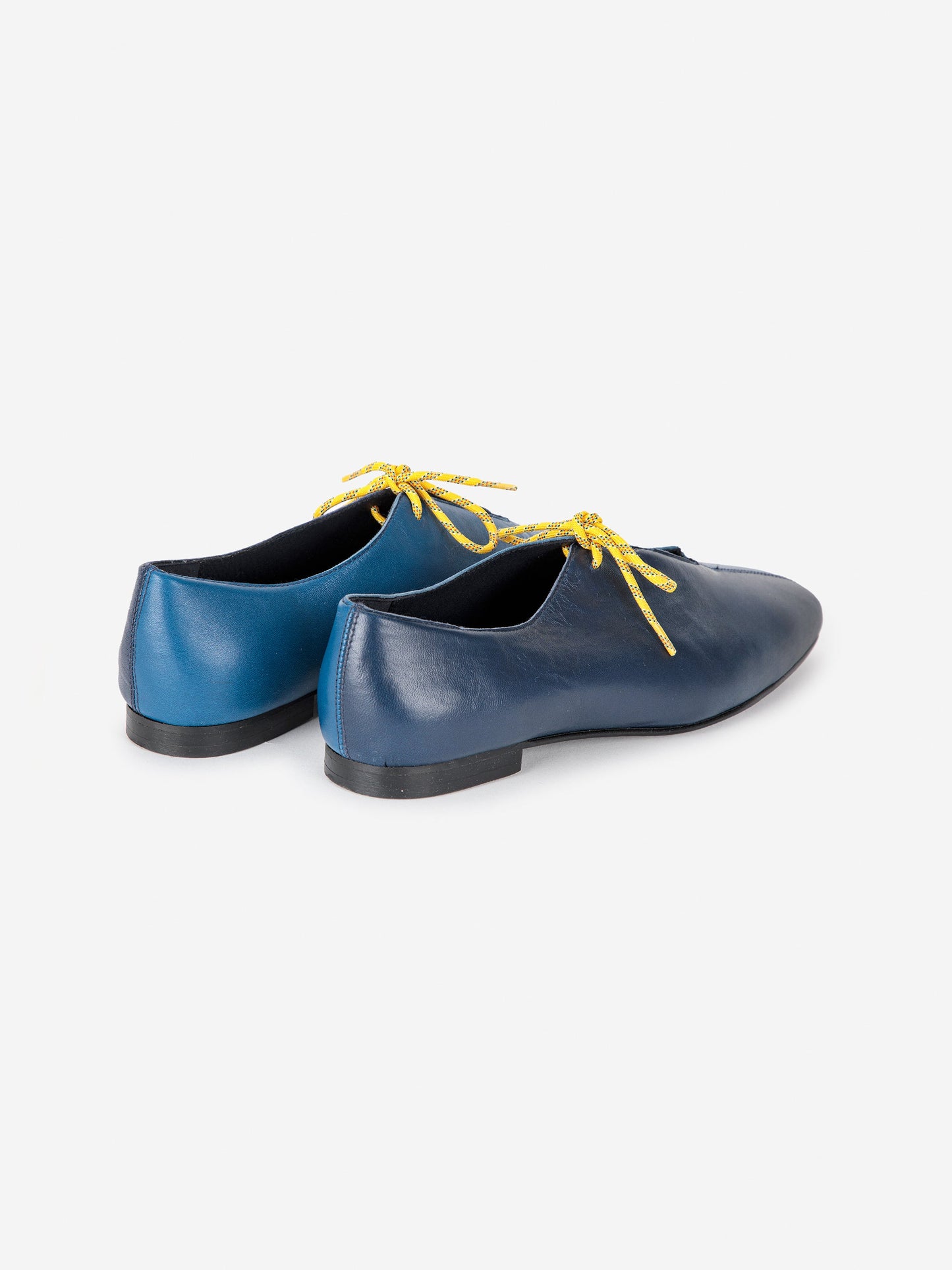 Color block ballet flats